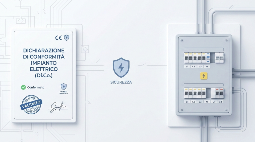 Dichiarazione di conformità impianto elettrico