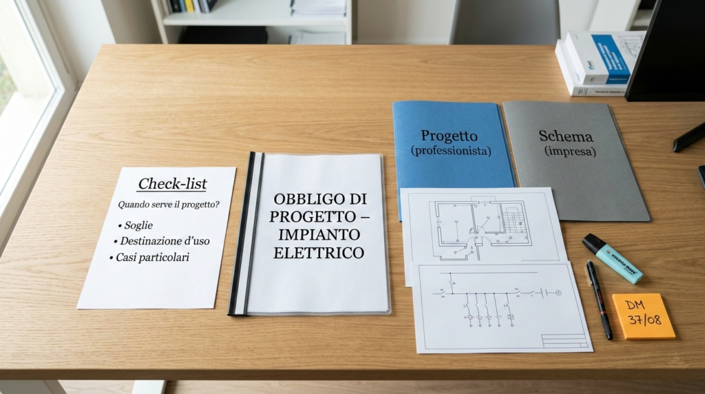 quando è obbligatorio progetto impianto elettrico